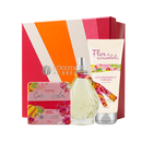 Presente Flor de Carambola: Sabonete, Leite Corporal e Deo Colônia
